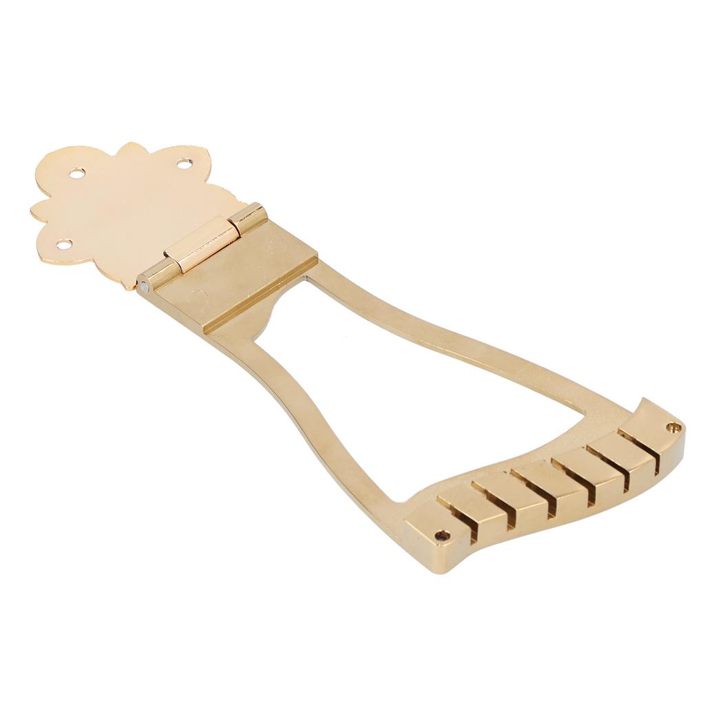 Bridge Tailpiece Replacement for Electric Jazz Guitar Musical Instrument AccessoriesGold