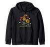 Cute Wildflowers: Echinacea, Sunflower, Cottage Core, Aesthetics, Zip-up Hoodie
