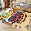 Office Rug Beach, Hello Kitty Anti-Slip Rug, Machine Washable for Living Room, Bedroom, Office, Multiple Sizes, Bedroom Mat, Decorative Mat, Durable M