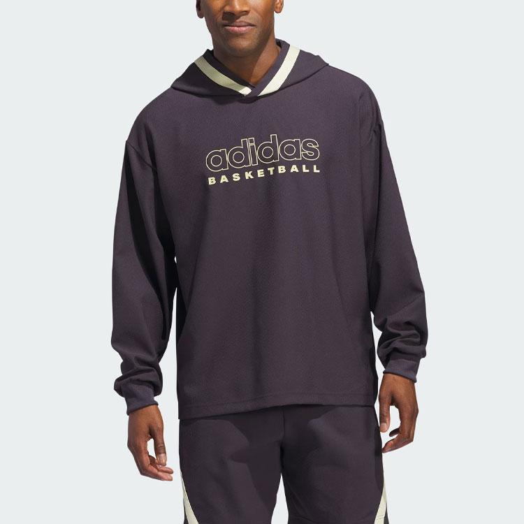 adidas Select Hoodie Aurora Black Men Streetwear IU2442