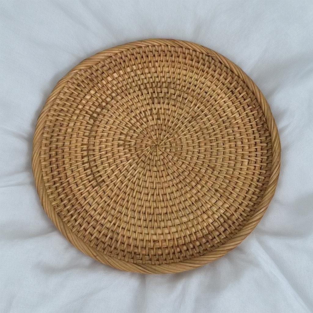 Tavolino da caffè in rattan stile europeo - Decorazione moderna per soggiorno
