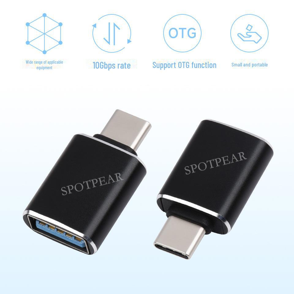 USB-C To USB 3.1 Adapter, 10Gbps Transfer, OTG Support