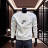 Pánská těžká mikina z bavlny Hua - Podzimní trend, Vysoká kvalita, Všestranný top s dlouhým rukávem