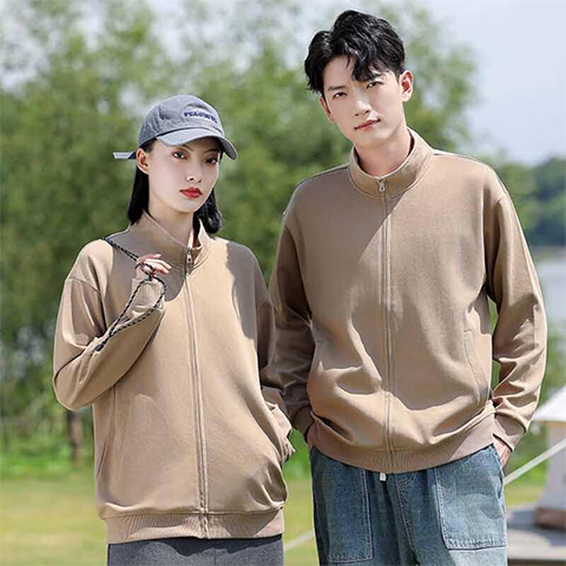 BFS6604L Men's Stand Collar Full-Zip Sweatshirt