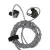 Kabelgebundene Ohrhörer 12mm Dynamischer Treiber 11.6mm PZT Knochenleitung HiFi Kopfhörer mit Abnehmbarem 0.78mm