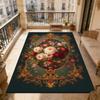 European Classic Country Style Balcony Carpet Easy Clean Fluffy Large Area Floor Mats Home Decoration Luxury Non-slip Soft Rugs