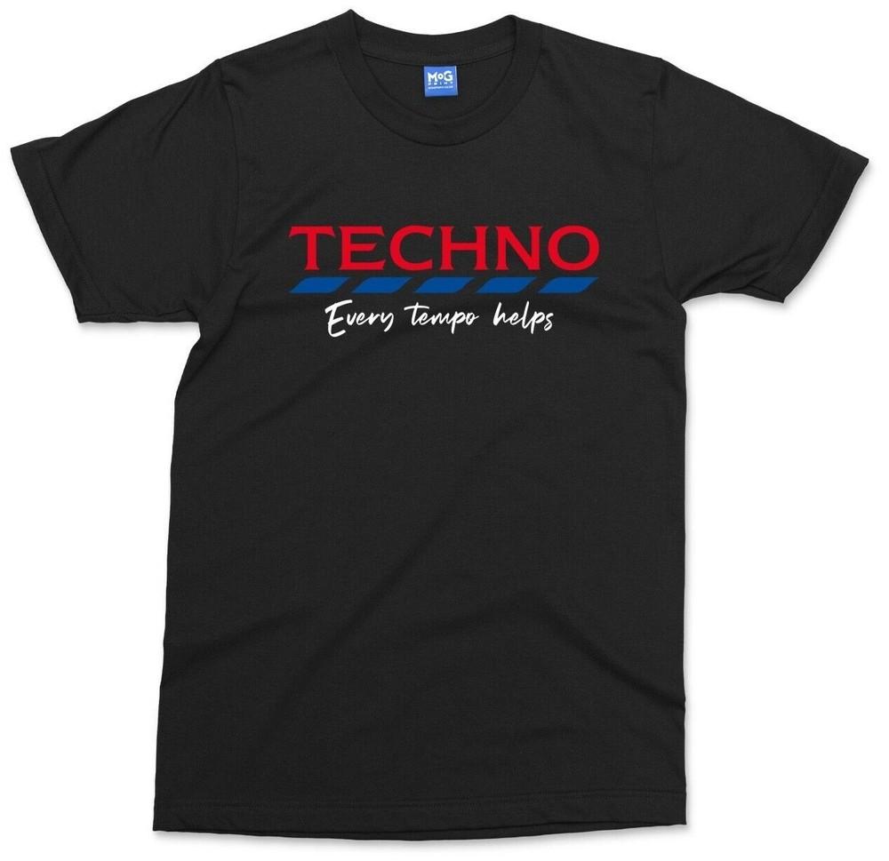 Techno Funny T-shirt Every Tempo Slogan Music Festival Rave Dance Party Dress