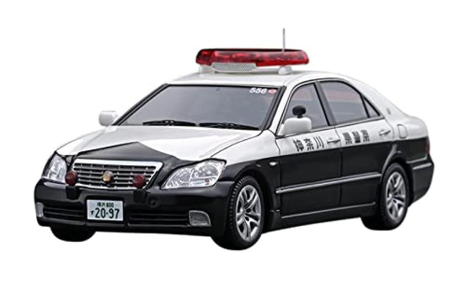 ignition model Toyota Crown GRS180 Kanagawa Prefectural Police Expressway Traffic Police Unit 556 Finished Product 1/43 No.