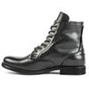 Fashion Men Knight Boots Autumn Exquisite Zip Ankle Handmade Round Toe Low Heel Males Shoes Fashion Leather Concise Leisure Design Boots