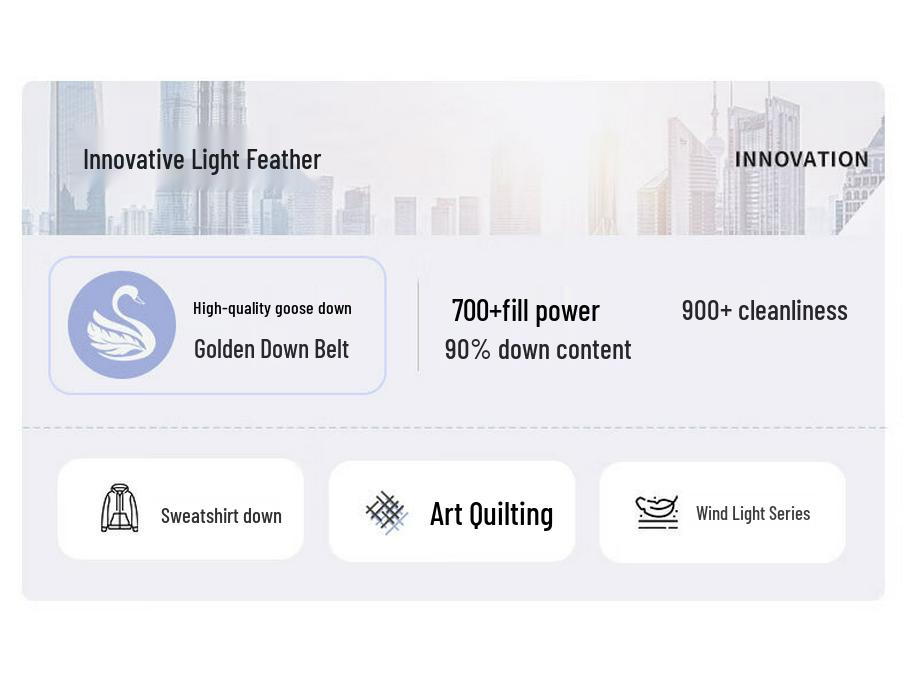 Tanboer Women's Lightweight Hooded Goose Down Oversized Jacket TB233328