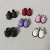 2 Pairs Realistic Doll Footwear Set PU Shoes For Toy House Displays Creative Costume Tasks