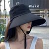 Wide Brim Shawl Fisherman Hat Anti UV Bucket Hat Fashion Panama Cap  Outdoor Sports