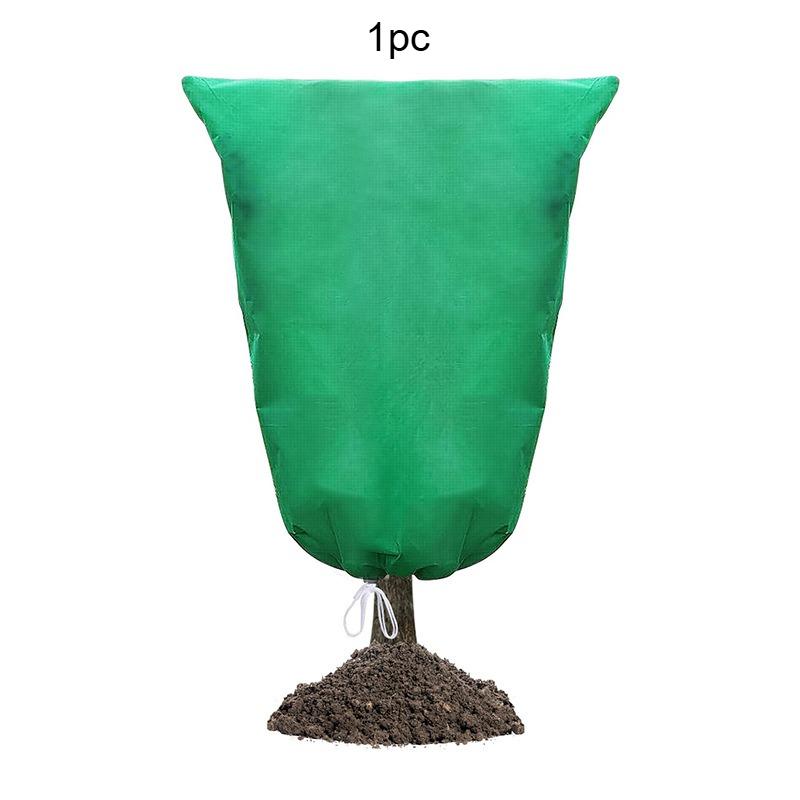 

1/2/4 шт. Чехлы для зимнего ухода за деревьями, Большие морозостойкие мешки для растений - Зеленые чехлы для защиты деревьев и кустарников от мороза с молнией и шнурком