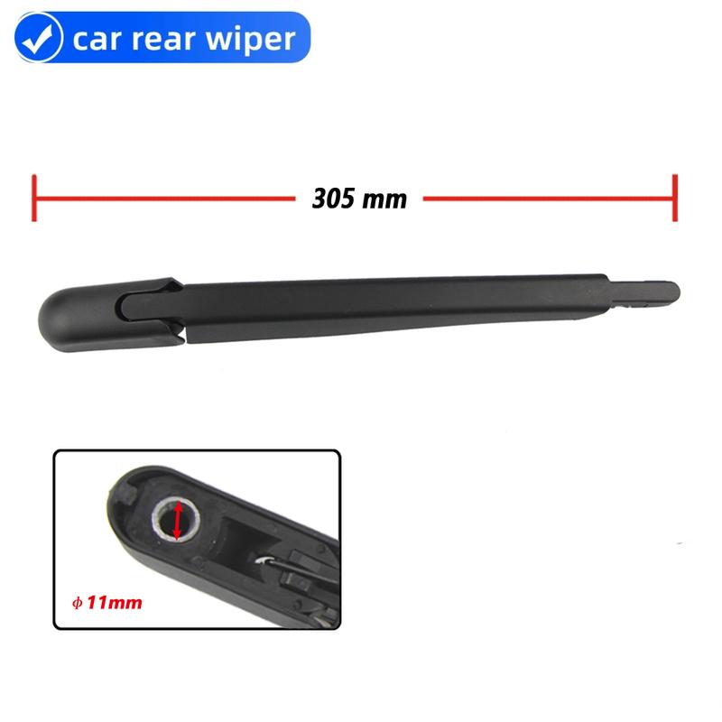 Car Rear Wiper Blade Blades Back Window Wipers Arm For Citroen C3 Hatchback (2002-2009) 355mm Auto Windscreen Blade