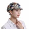 Dust Proof Chef Hat Flower Printed Sanitary Cap New Work Cap  Hotel Restaurant