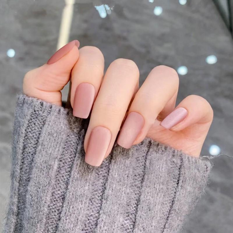 Ins Style Press On Nails Butterfly Pearl Handmade Fake Removable Women