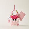 Cute Plush Rex Rabbit Fur Keychain & Bag Charm
