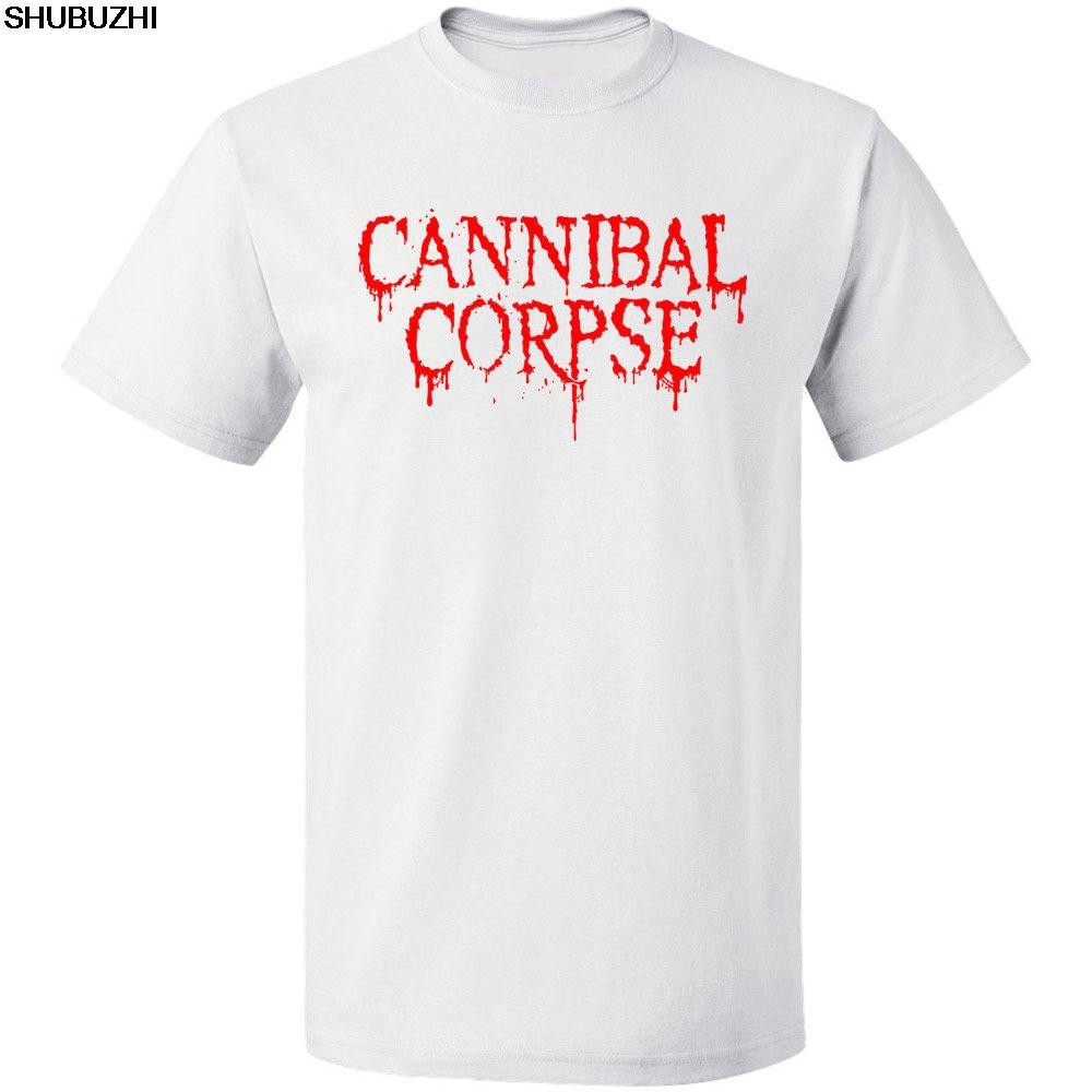 CANNIBAL CORPSE LOGO DEATH METAL GRINDCORE CHRIS BARNES Tee S-3XL  T-Shirt Men Short Sleeve T Shirt Sbz4398