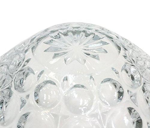 Aderia (ADERIA) Mittelgroße Schalen, Transparent, Maximal 15 cm x 4,5 cm hoch, Suigetsu Dessertschalen, 3er-Set, Hergestellt in Japan, F-70382