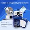 500g Stainless Kitchenware Dirt Pan Kitchen Stain Rust Steel Cleaner