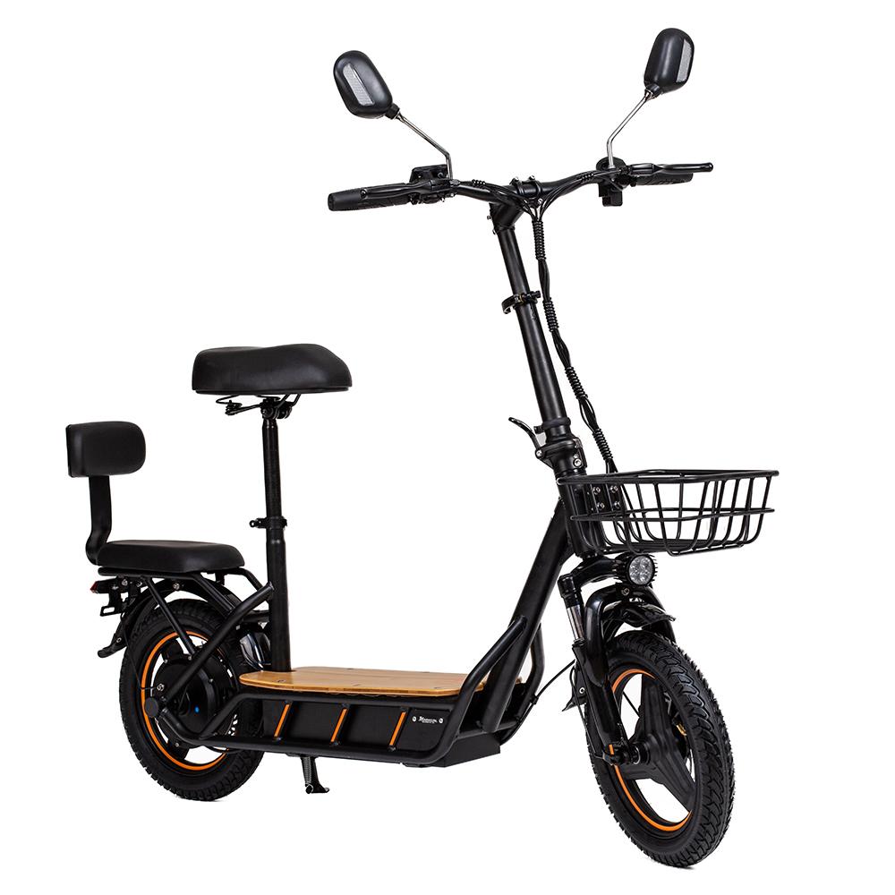 Elektroroller Kukirin 14" 500W Motor City Elektroroller 48V 26AH Max. Reichweite 100Km Last 120Kg Schwarz C1 Pro