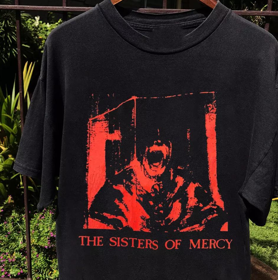 

The Sisters Of Mercy Tour Short Sleeve Band T-Shirt Mens Womens Tees Top, size S-4XL L
