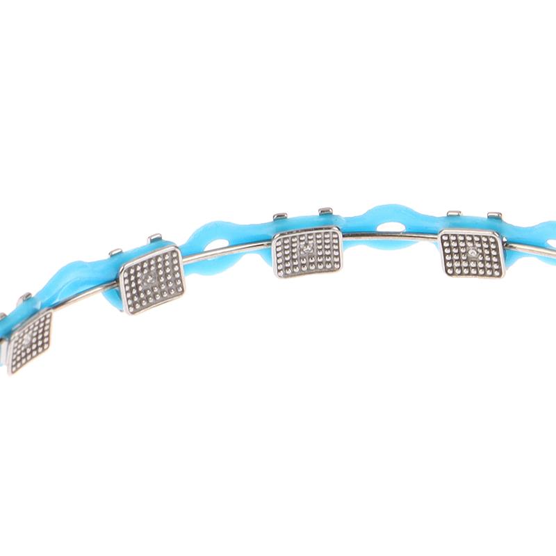 2Pcs/Pack Colorful Hook Temporary Tooth Decoration With Metal Wires Metal Bracket Orthodontic Ligature Ties Dental Decorations