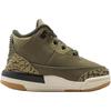 Air Jordan 3 Retro TD Medium Olive Neutral Olive Baby Sneaker Tan Sail Sequoia DM0968-202