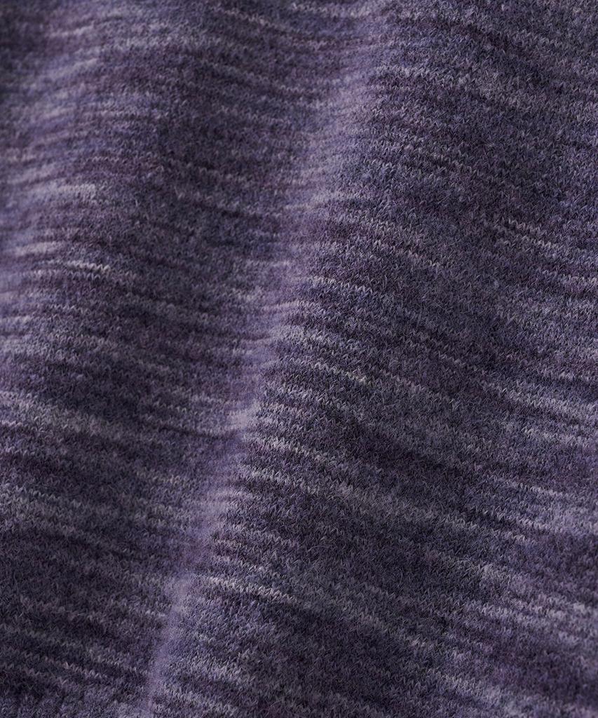 Blond9 Wool Gradient V-Neck Knit Vest_Purple