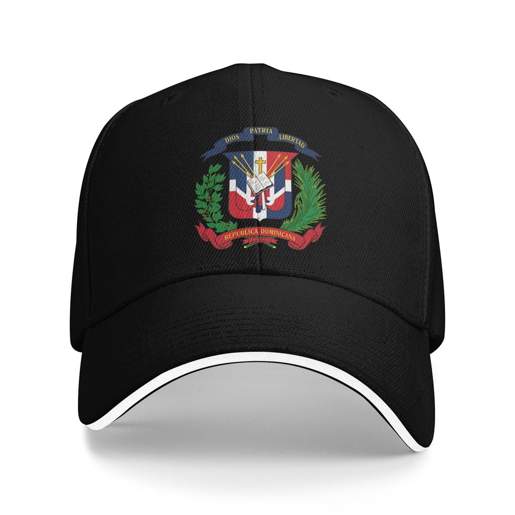 Dominican Republic Flag Shield Adjustable Hat Summer Sunscreen Cap Women Unisex Fashion Baseball Cap Casual Outdoor Hats