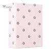 Retro Style Photo Album Mini Printed Fabric Slip-In Album, Portable Floral Print Scrapbook with Transparent Sleeve Pages, Lightweight No Paste Pocket