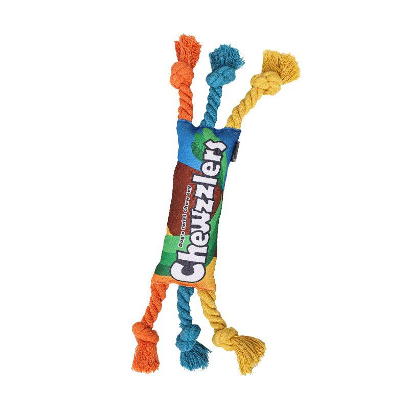 

Pet Supplies Dog Toy Ball Rainbow Candy Toys Molar Long Lasting Sounding Cotton String Relieving Boredom Interactive Toys Rainbow Twister Toy