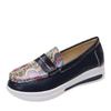 Fashion Woman Shoes Platform Casual Flat Bottomed Comfortable Round Toe Loafers Breathable Hiking Anti Slip Women Single Shoe Large Size