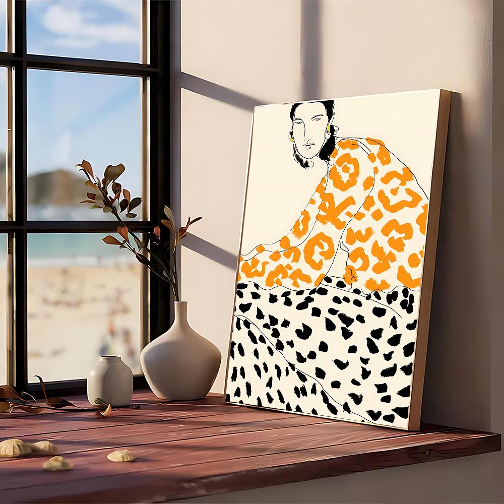 Gambar Abstrak Lind Poster No Framed Poster Kraft Club Bar Paper Vintage Poster Wall Art Painting Bedroom Study Stickers