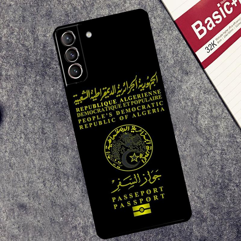

Алжирский паспортный чехол для Samsung Galaxy S25 S26 Ultra S20 S21 S22 S23 S10 Plus S25 FE S24 Ultra Чехол Galaxy S20 Plus