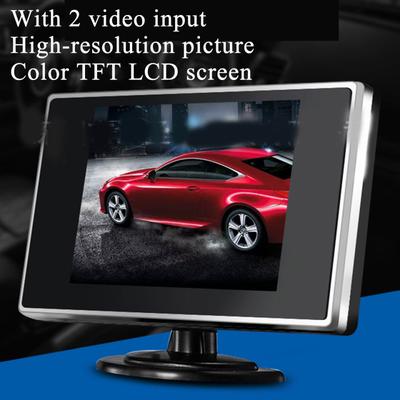 3,5palcový TFT LCD monitor do auta Auto TV Monitor zadní kamery do auta Parkovací asistent Backup Reverse