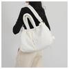 Ielgy Large-Capacity Solid Color Cotton-padded Clothes Bag All-Match Cross-Body Shoulder Bag
