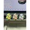 Car Air Freshener Rose Diffuser Stone, Elegant Floral Car Vent Decoration Pendant, Light Fragrance Gift with a High-End Feel