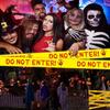 Halloween Tape with Bloody Handprints - 24.99meter Plastic Warning Ribbon for Horror Theme Party Decoration,  Safe for Kids, Water-Resistant, 14+Years