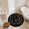 Dreamcatcher Dog  Round Area Rug,Carpet Rug for Living Room Bedroom Sofa Playroom Decor,Non-slip Floor Mat
