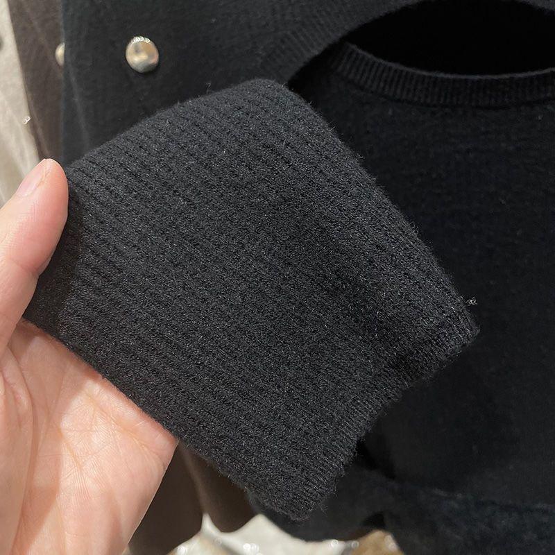 Damen Herbst Winter Rollkragen Strickpullover Weiblich Slim Sexy Aushöhlen Kaschmir Pullover