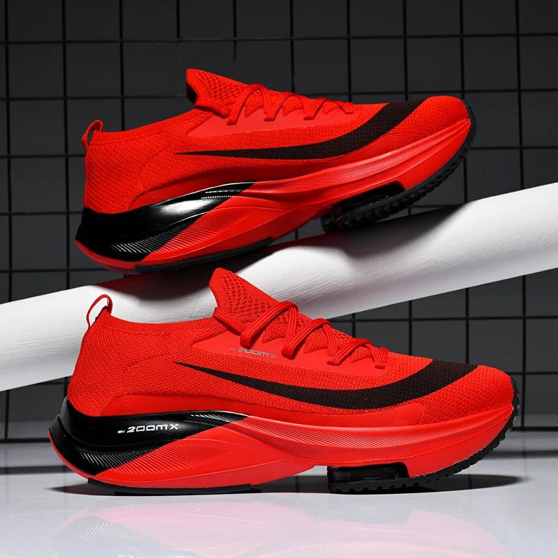 New 2024 Men Running Shoes Breathable Outdoor Sports Shoes Lightweight Sneakers for Men Comfortable Athletic Training Footwear