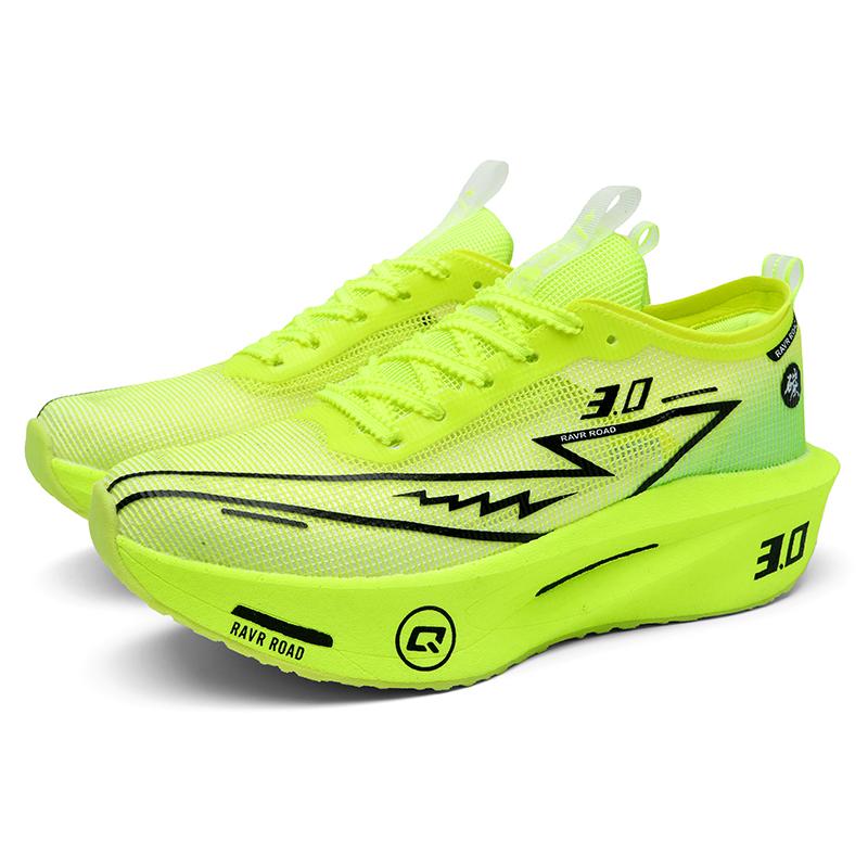 Sneaker Mesh Ventilated Tennis Shoes Professional Outdoor Training Footwear Women'S Carbon Board Road Running Shoes Cushioning