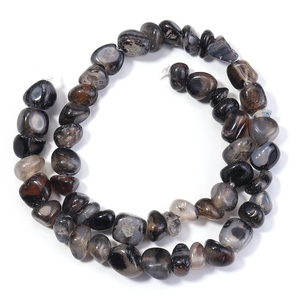42-46pcs/lot 8-10mm Irregular Agate Beads Natural Stone Beads For Jewelry Making DIY Bracelet Necklace Loose Beads Accessories