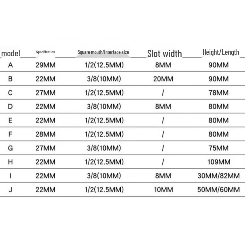 10-Piece Oxygen Sensor Socket Tool Set
