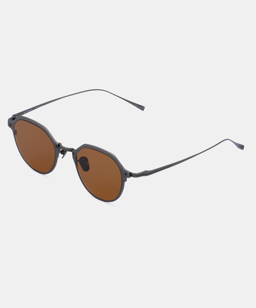 Maeteupeojeu Mp-09 Titanium Brown Sunglass Darksilver