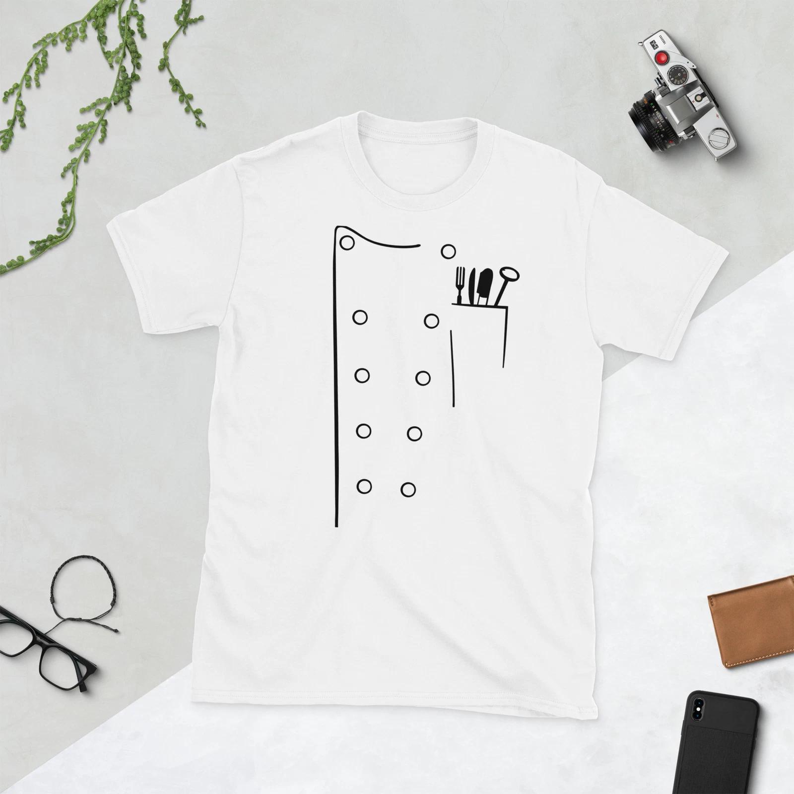 Chefs Coat Funny Chef Uniform Jacket Shirt-Culinary Short-Sleeve Unisex T-Shirt M
