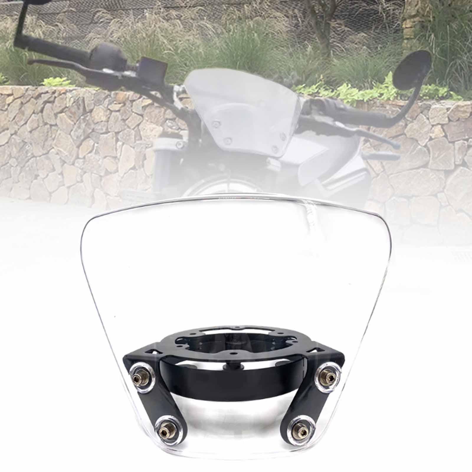 Прочное мотоциклетное ветровое стекло для скутера, фитинги чистый