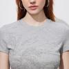 ONLY 2026 Spring Elegant Sketch Landscape Print Short Sleeve T-Shirt