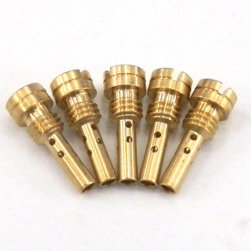 10pcs Slow Pilot Jet 4.5X0.75mm Thread for Keihin Kawasaki CV CVK FCE FCR Carburetor N424-25 Injector Nozzle